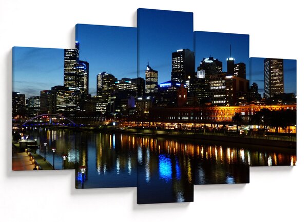 Slika noći u Melbourneu (150x105 cm)
