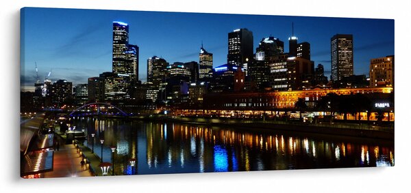 Slika noći u Melbourneu (120x50 cm)
