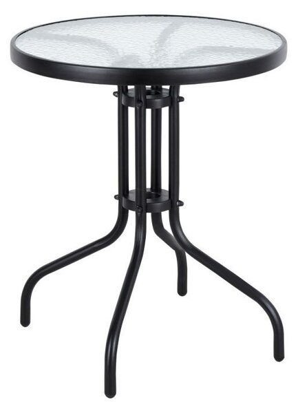 Okrugli vrtni stol 60 cm staklo