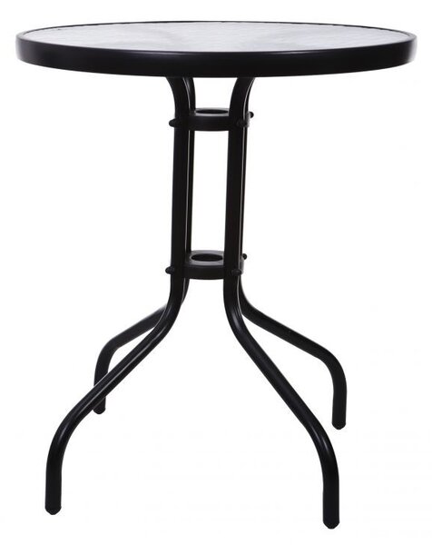 Okrugli vrtni stol 60 cm staklo