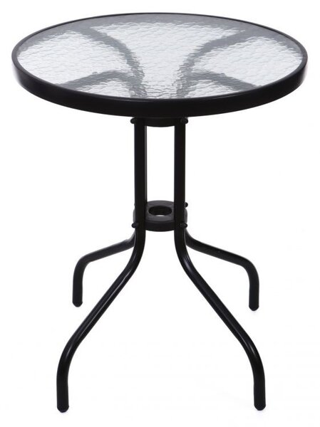 Okrugli vrtni stol 60 cm staklo