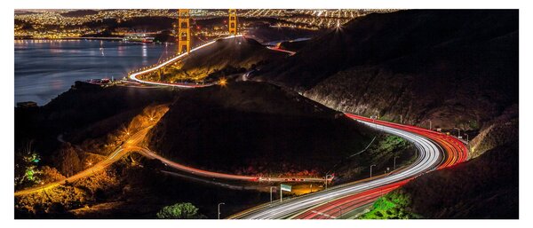 Slika - Most Golden Gate (120x50 cm)