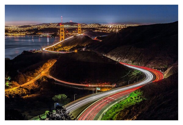 Slika - Most Golden Gate (90x60 cm)