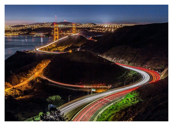 Slika - Most Golden Gate (70x50 cm)