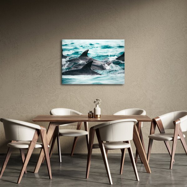 Slika - Dupini u oceanu (70x50 cm)