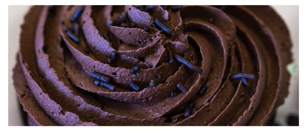 Slika - Čokoladni cupcake (120x50 cm)