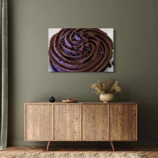 Slika - Čokoladni cupcake (90x60 cm)