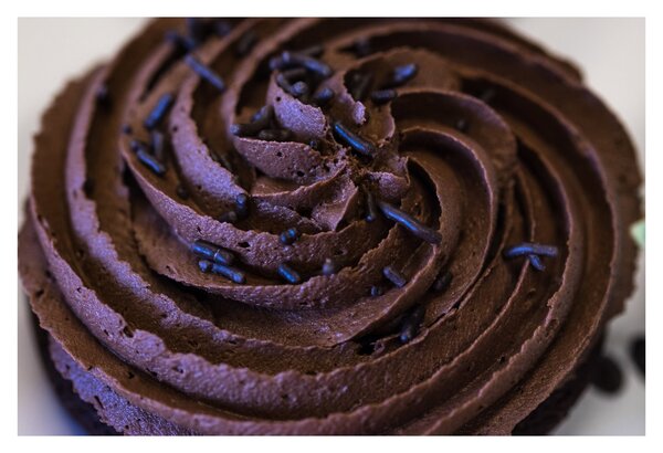 Slika - Čokoladni cupcake (90x60 cm)