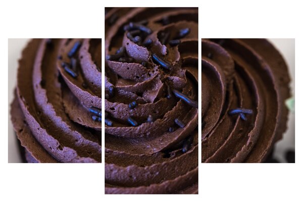 Slika - Čokoladni cupcake (90x60 cm)