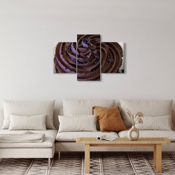 Slika - Čokoladni cupcake (90x60 cm)