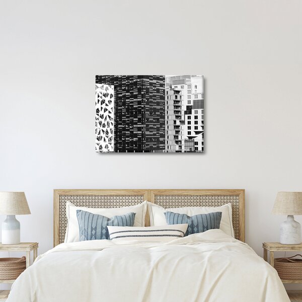 Slika crno-bijele arhitekture (70x50 cm)