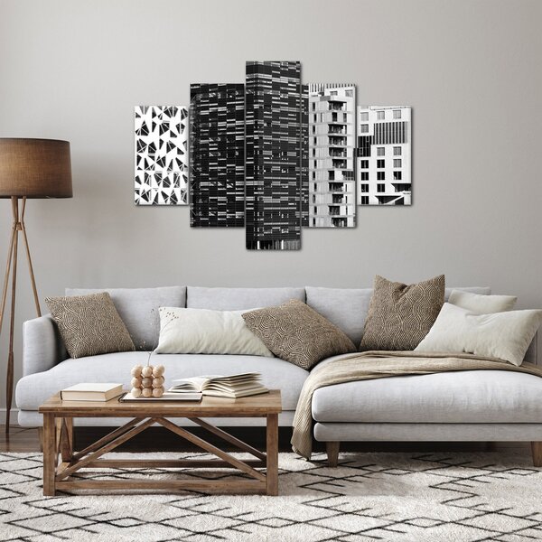 Slika crno-bijele arhitekture (150x105 cm)