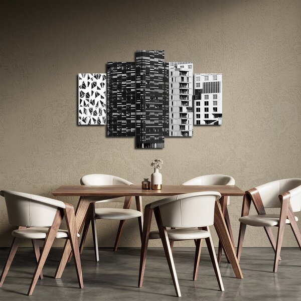 Slika crno-bijele arhitekture (150x105 cm)