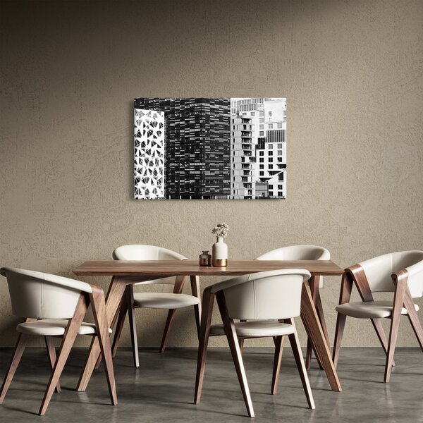 Slika crno-bijele arhitekture (90x60 cm)