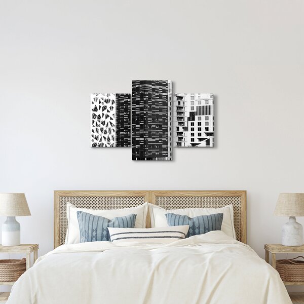 Slika crno-bijele arhitekture (90x60 cm)