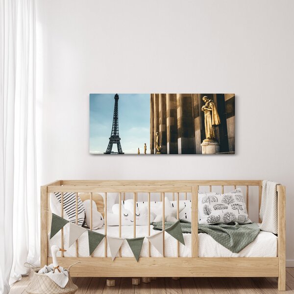 Slika trga Trocader, Pariz (120x50 cm)