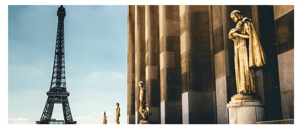 Slika trga Trocader, Pariz (120x50 cm)