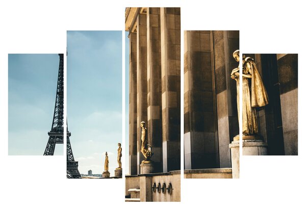 Slika trga Trocader, Pariz (150x105 cm)