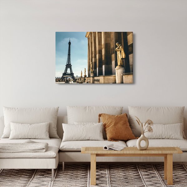 Slika trga Trocader, Pariz (90x60 cm)