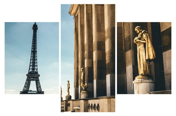 Slika trga Trocader, Pariz (90x60 cm)
