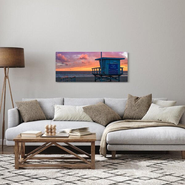Slika plaže Santa Monica (120x50 cm)