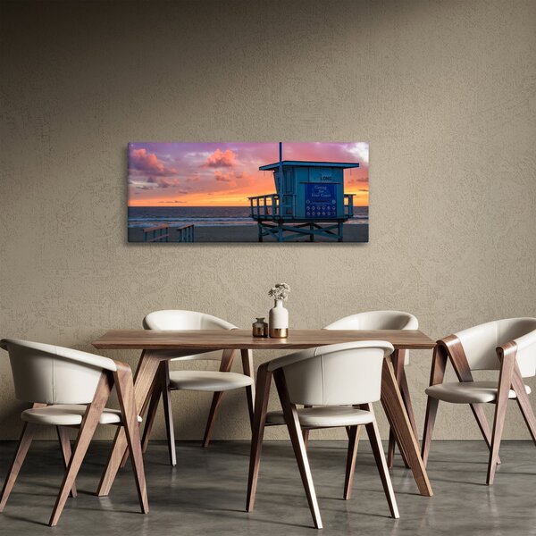 Slika plaže Santa Monica (120x50 cm)