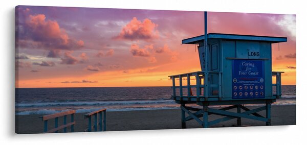 Slika plaže Santa Monica (120x50 cm)