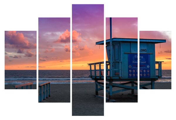 Slika plaže Santa Monica (150x105 cm)