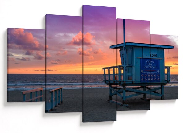 Slika plaže Santa Monica (150x105 cm)