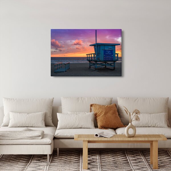 Slika plaže Santa Monica (90x60 cm)