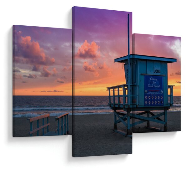 Slika plaže Santa Monica (90x60 cm)