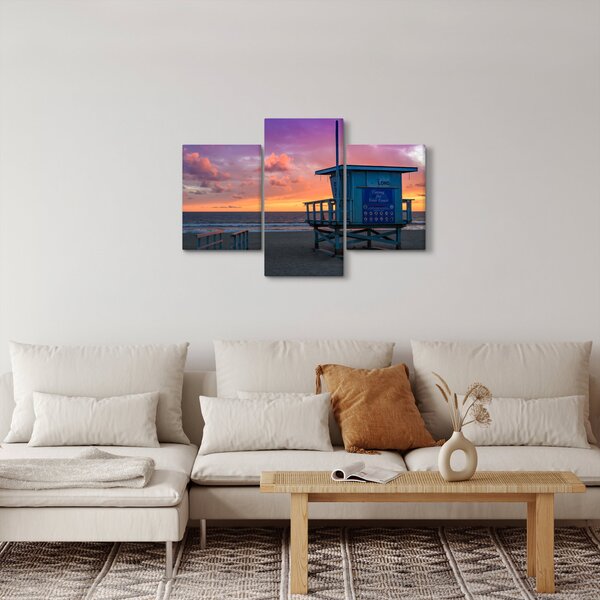 Slika plaže Santa Monica (90x60 cm)