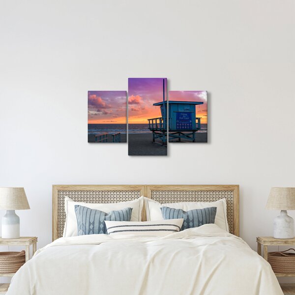 Slika plaže Santa Monica (90x60 cm)
