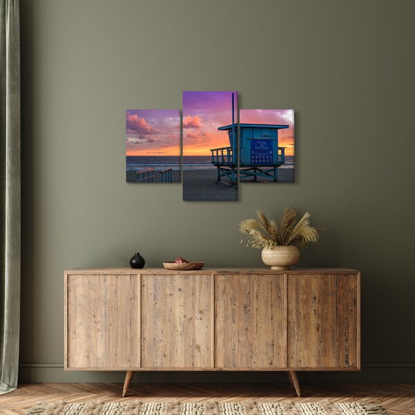 Slika plaže Santa Monica (90x60 cm)