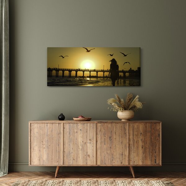 Slika - Šetnja plažom (120x50 cm)