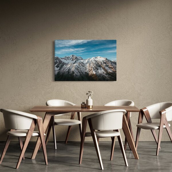 Slika snježnih vrhova, Fiordland (90x60 cm)