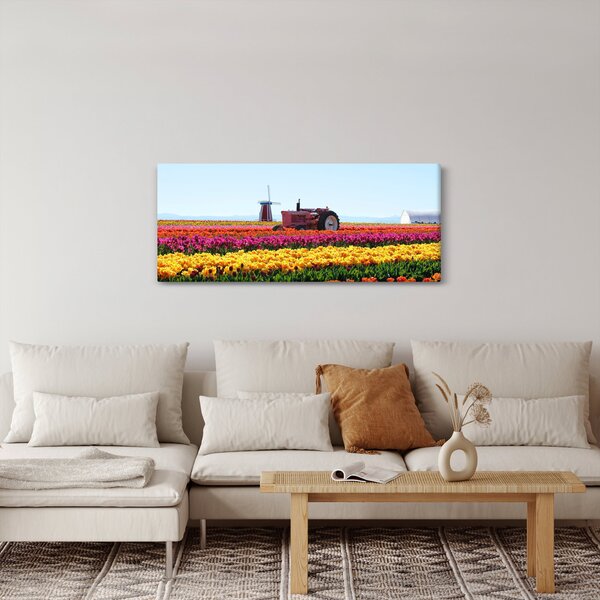 Slika farme tulipana (120x50 cm)