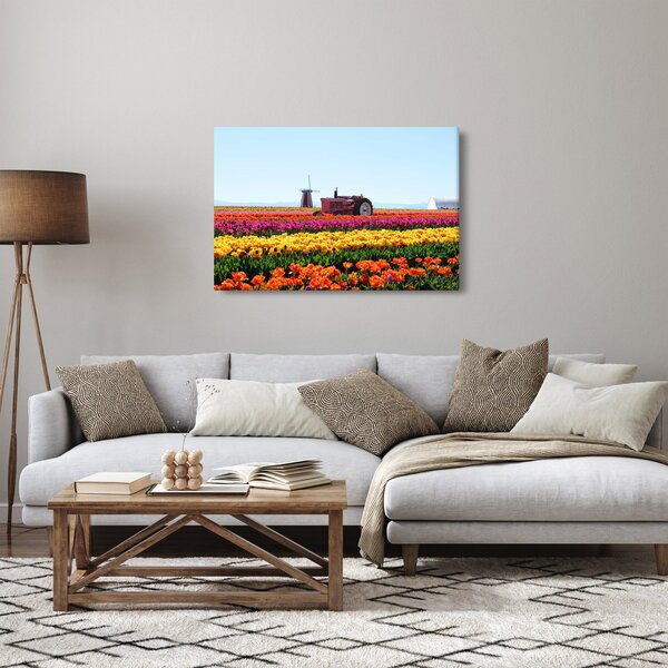 Slika farme tulipana (90x60 cm)