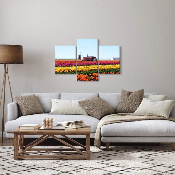 Slika farme tulipana (90x60 cm)