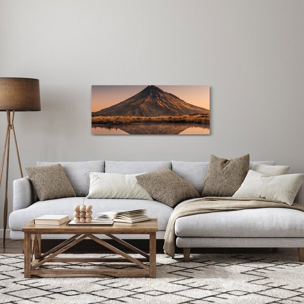 Slika odsjaj planine Taranaki, Novi Zeland (120x50 cm)