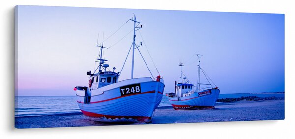 Slikanje - Iskrcaj u sumrak (120x50 cm)