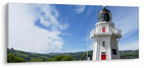 Slika svjetionika Akaroa, Novi Zeland (120x50 cm)