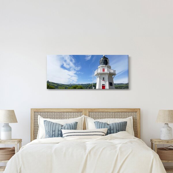 Slika svjetionika Akaroa, Novi Zeland (120x50 cm)