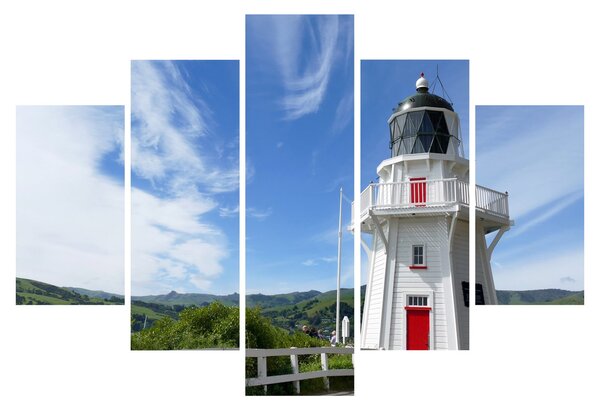 Slika svjetionika Akaroa, Novi Zeland (150x105 cm)