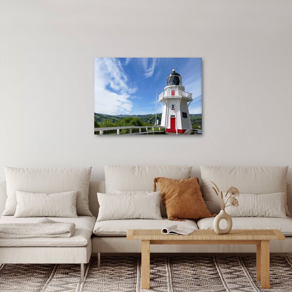 Slika svjetionika Akaroa, Novi Zeland (70x50 cm)
