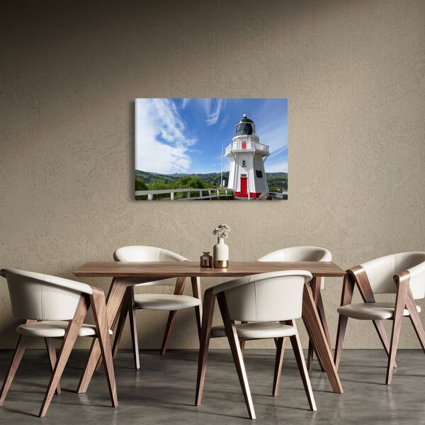 Slika svjetionika Akaroa, Novi Zeland (90x60 cm)