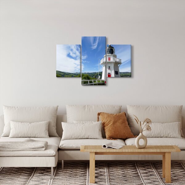 Slika svjetionika Akaroa, Novi Zeland (90x60 cm)