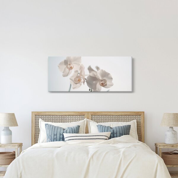 Slika bijele orhideje (120x50 cm)