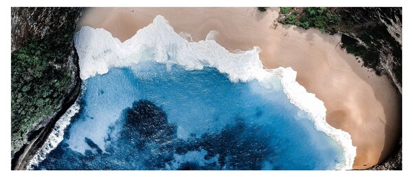 Slika plaže Nusa Penida, Indonezija (120x50 cm)