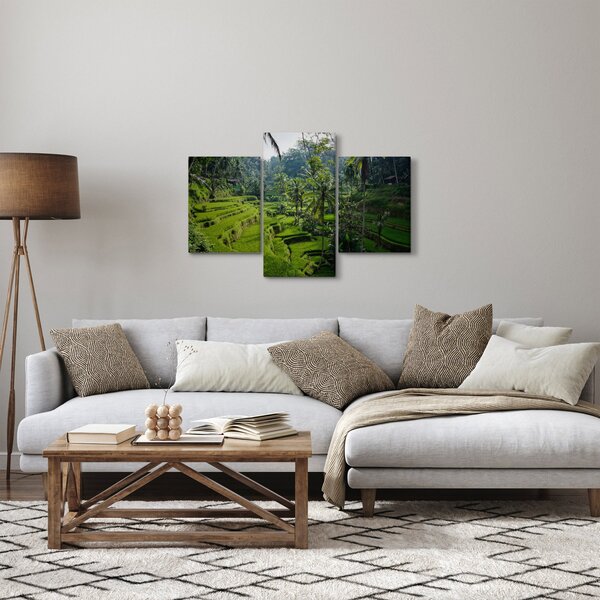 Slika rižinih terasa Tegalalang, Bali (90x60 cm)